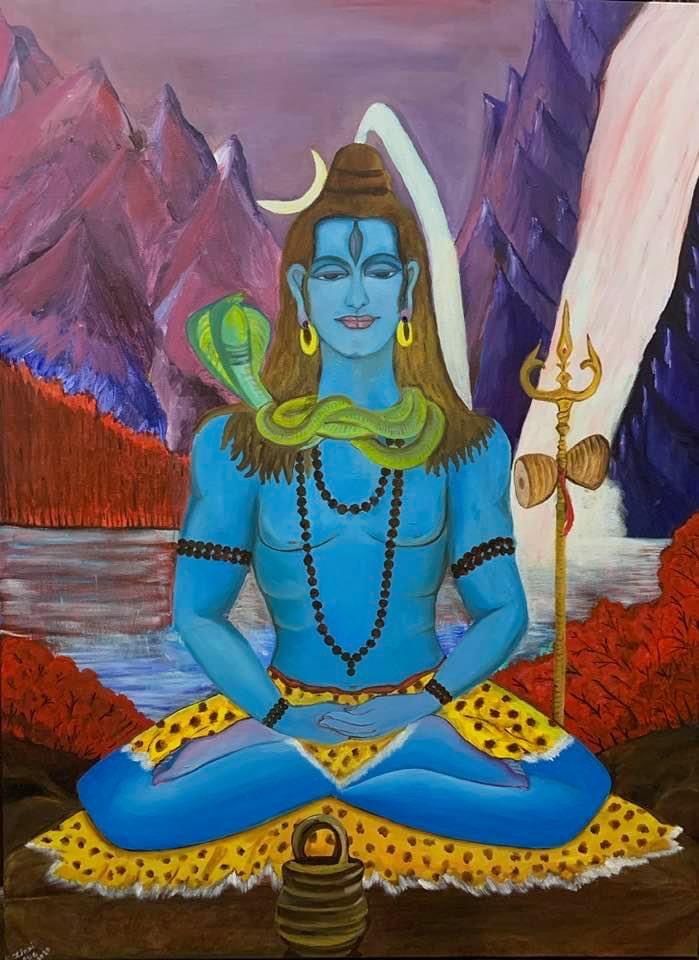 Sai Baba portrait artwork